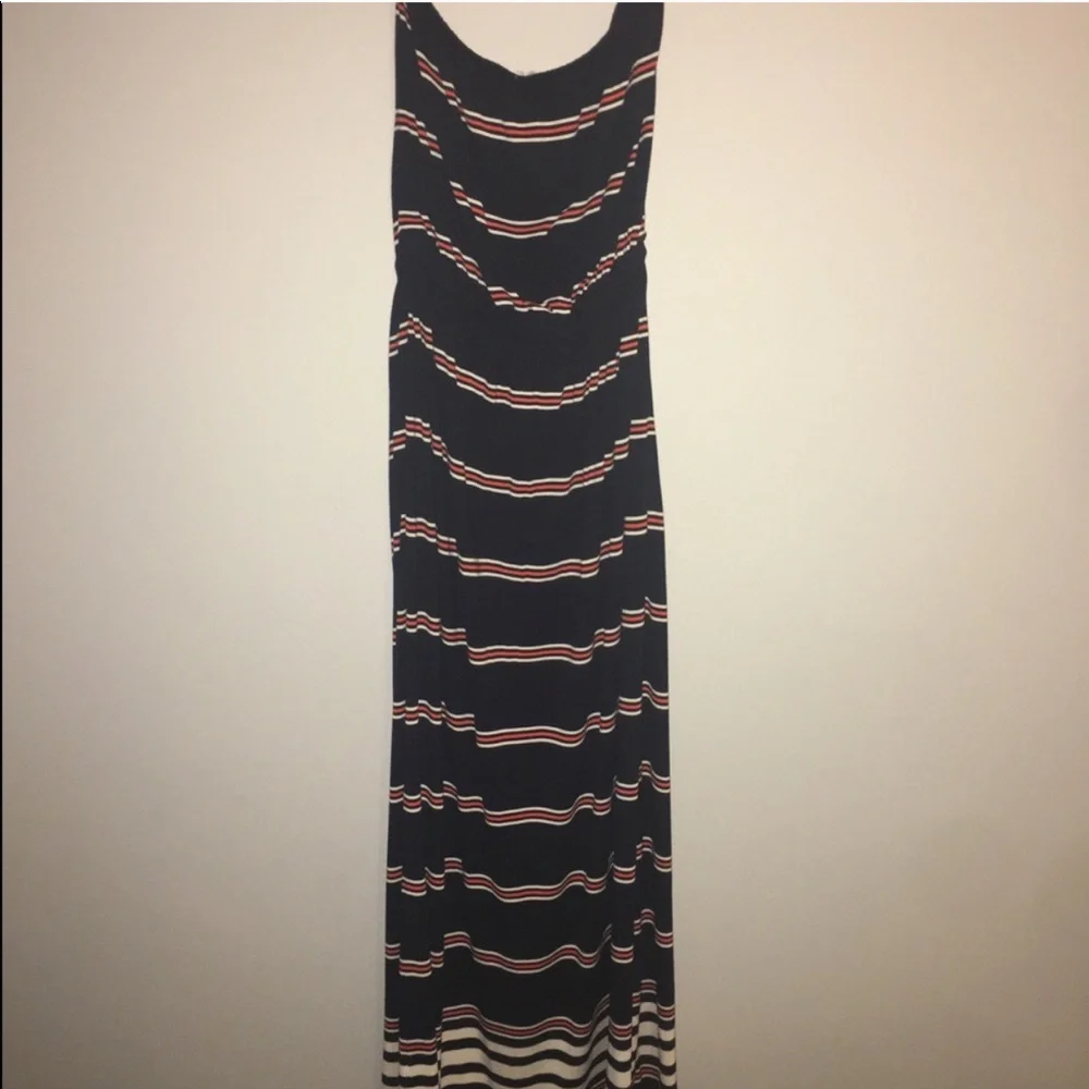 J.Crew Amie Maxi Dress in Engineered Stripe